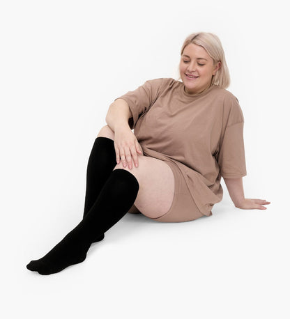 Soléa Flow™ Chaussettes de compression larges pour jambes légères