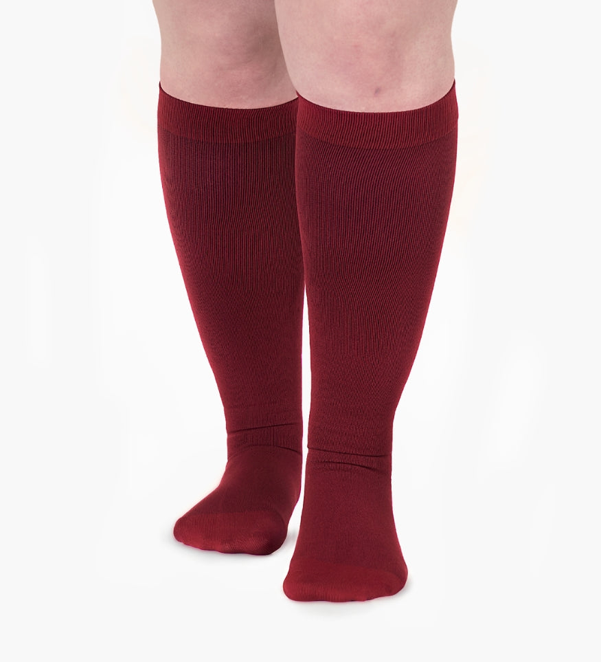 Soléa Flow™ Chaussettes de compression larges pour jambes légères