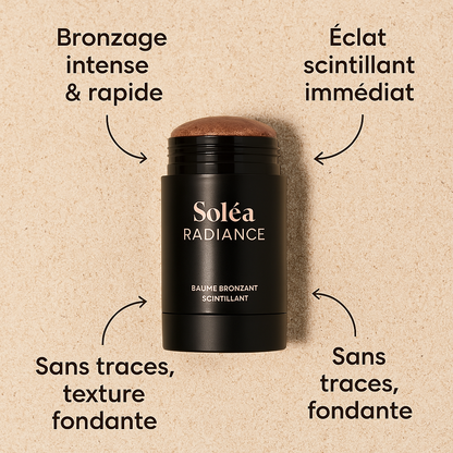 Beaume Bronzant scintillant