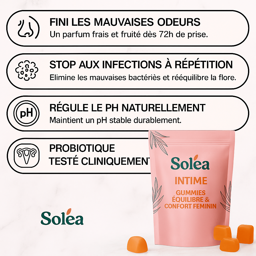 Soléa Intime Gummies Équilibre & Confort Féminin