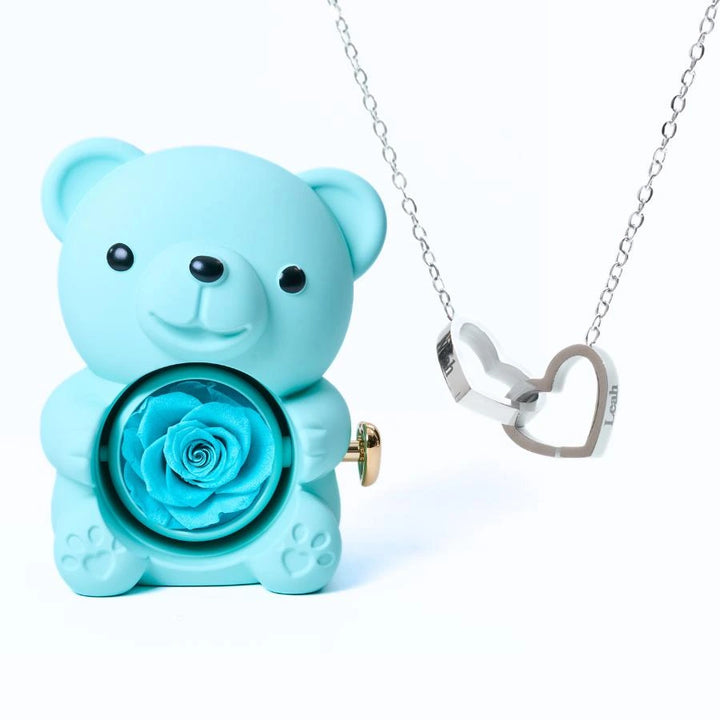 Osito Amor Eterno + Collar Personalizado