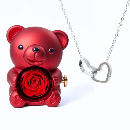 Osito Amor Eterno + Collar Personalizado