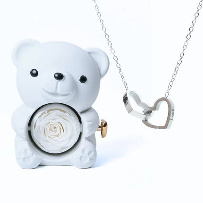 Osito Amor Eterno + Collar Personalizado